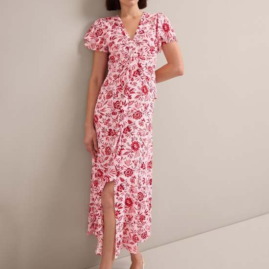 Vivienne Cotton Blend Maxi Dre...